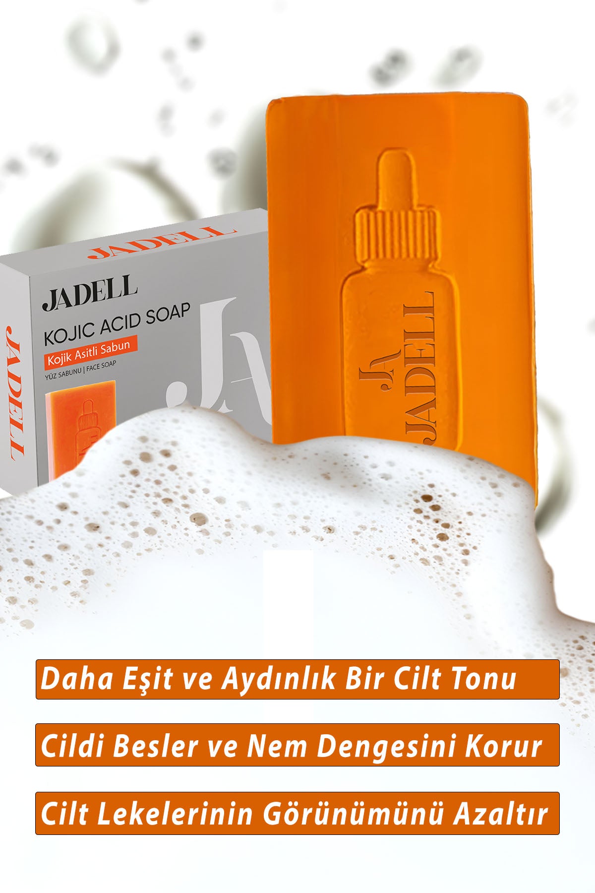 JADELL Kojik & Ferulik Asit Özlü Leke Ve Kararma Karşıtı Sabun