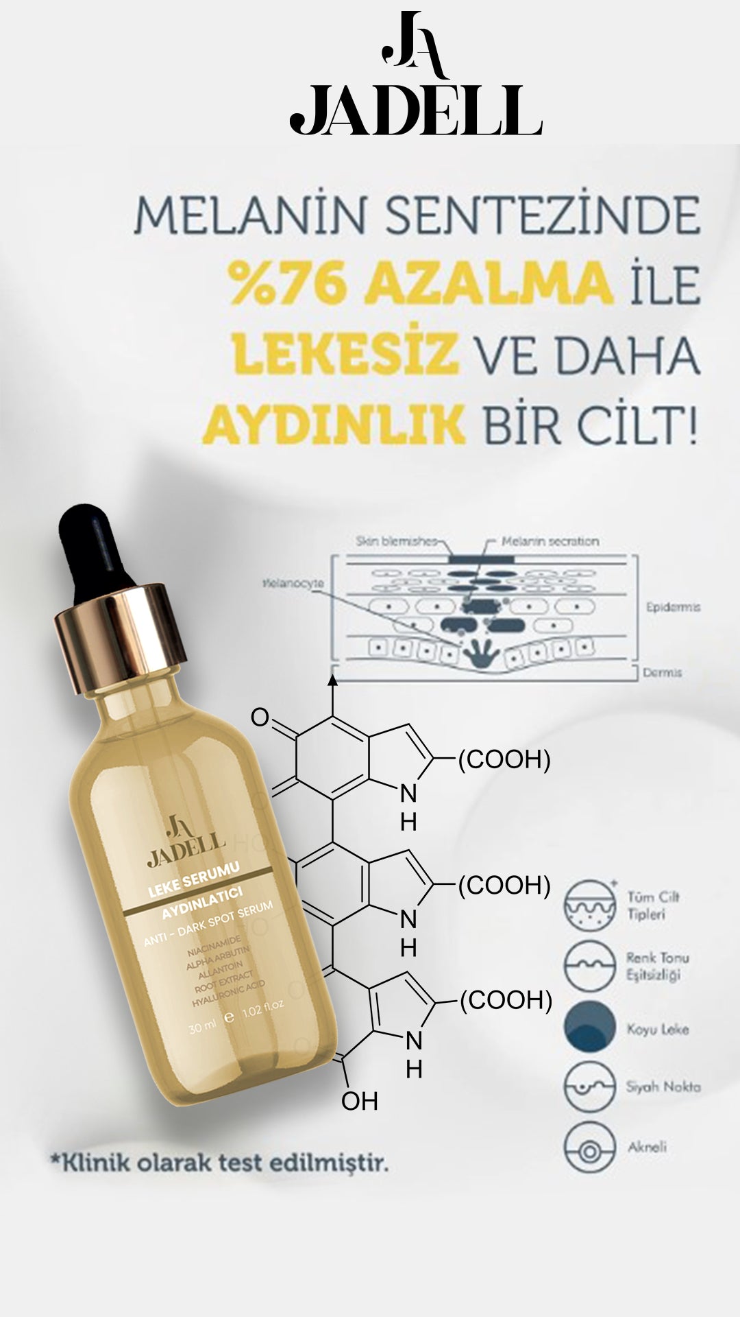 JADELL LEKE VE AYDINLATICI SERUMU