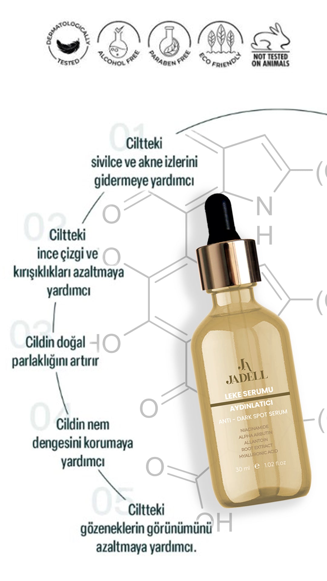 JADELL LEKE VE AYDINLATICI SERUMU