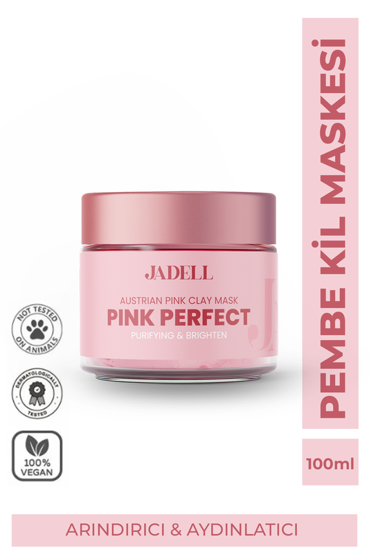 JADELL Pembe Kil Maskesi, ve Siyah Nokta Karşıtı, Arındırıcı, Gözenek Sıkılaştırıcı Maske, 100ml
