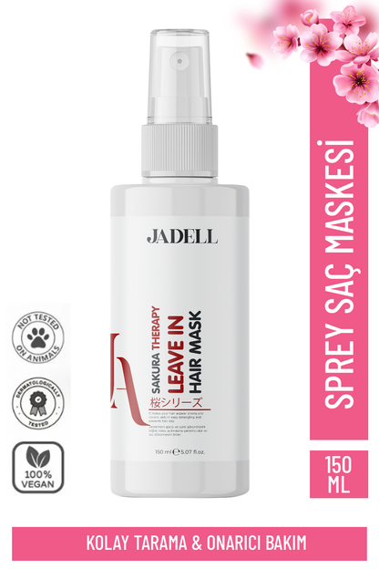 JADELL SAKURA THERAPY LEAVE IN HAİR MASK BESLEYİCİ ONARICI KERATİN BOTOKS ETKİLİ YOĞUN SAÇ BAKIM MASKESİ