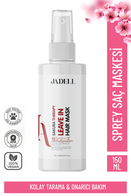 JADELL SAKURA THERAPY LEAVE IN HAİR MASK BESLEYİCİ ONARICI KERATİN BOTOKS ETKİLİ YOĞUN SAÇ BAKIM MASKESİ