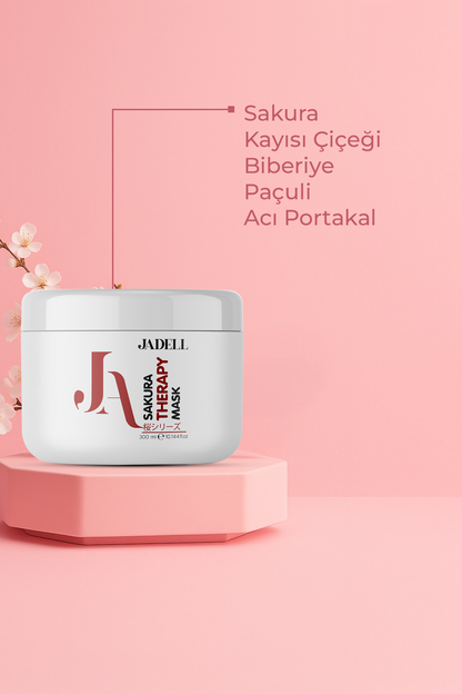 JADELL SAKURA THERAPY MASKE Siyah Nokta Karşıtı, Arındırıcı, Gözenek Sıkılaştırıcı Maske, 300ml