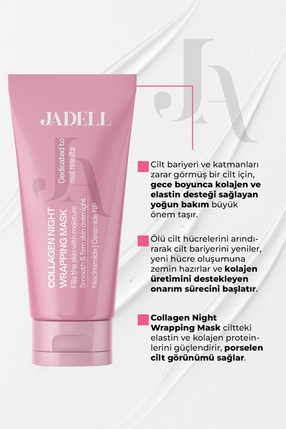 JADELL Soyulabilen Kolajen Yüz Maskesi